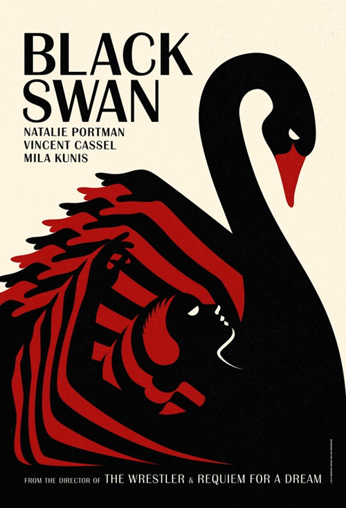 black swan poster art. I saw Black Swan last night,